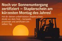 Staplerschein  am 22.12.2025